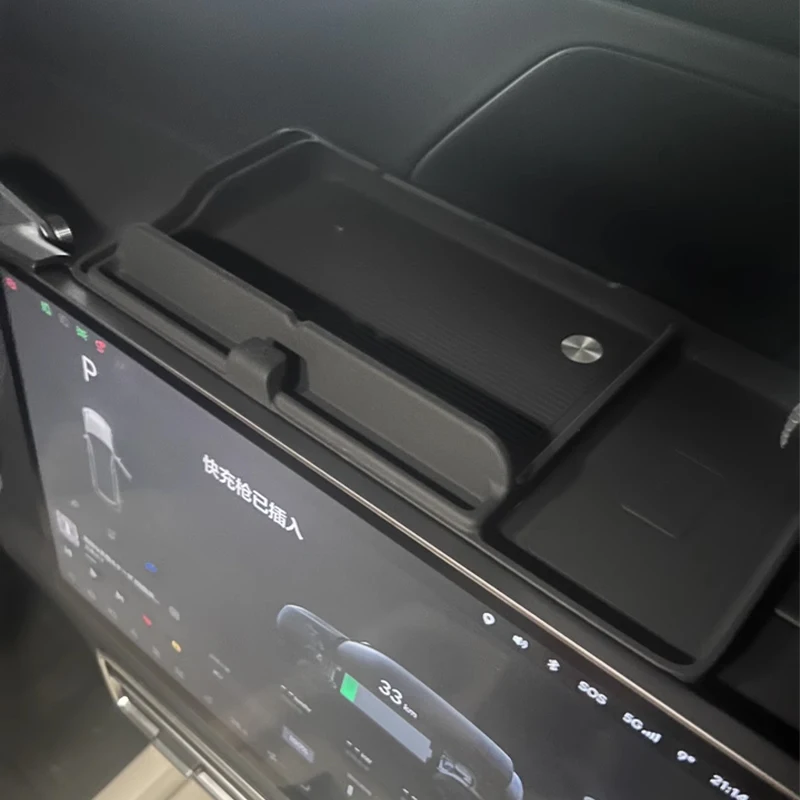 ل LiXiang L7 2023 2024 2025 صندوق تخزين خلفي من شاشة التحكم المركزية ملحقات تخزين السيارة الداخلية تخزين مرتب