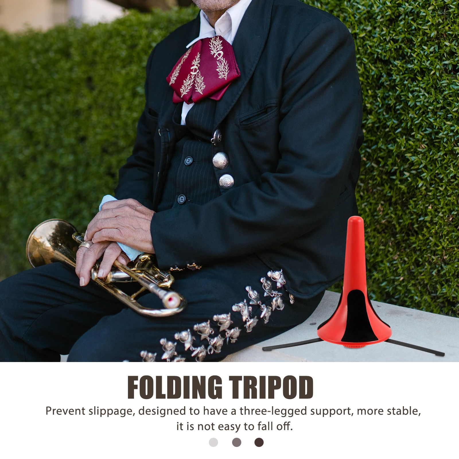 

Portable Clarinet Stand Detachable 3-Legged Oboe Bracket Foldable Wind Instrument Holder Compact Support For Flute Clarinet