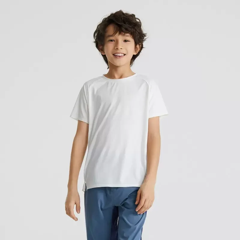 Camisetas para niños, camisetas de manga corta, camisetas de tenis para niños y niñas, camiseta interior deportiva sólida para niños, camisa diaria, ropa de verano para Fitness y Yoga