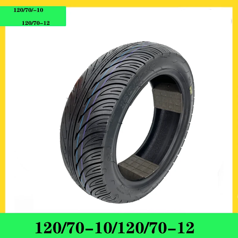 120/70-10 10 Inch 12 Inch Non-slip Pneumatic Tire 120/70-12 Tubeless Tire Wheel Parts for Electric Scooter