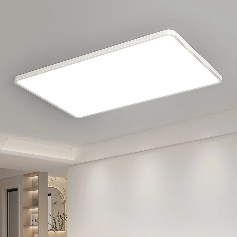 Imagem -04 - Minimalismo Led Luz de Teto Iluminação do Quarto Branco Simples Sala de Estar Varanda Lâmpada Interior Modern Home Interior Decor Preto