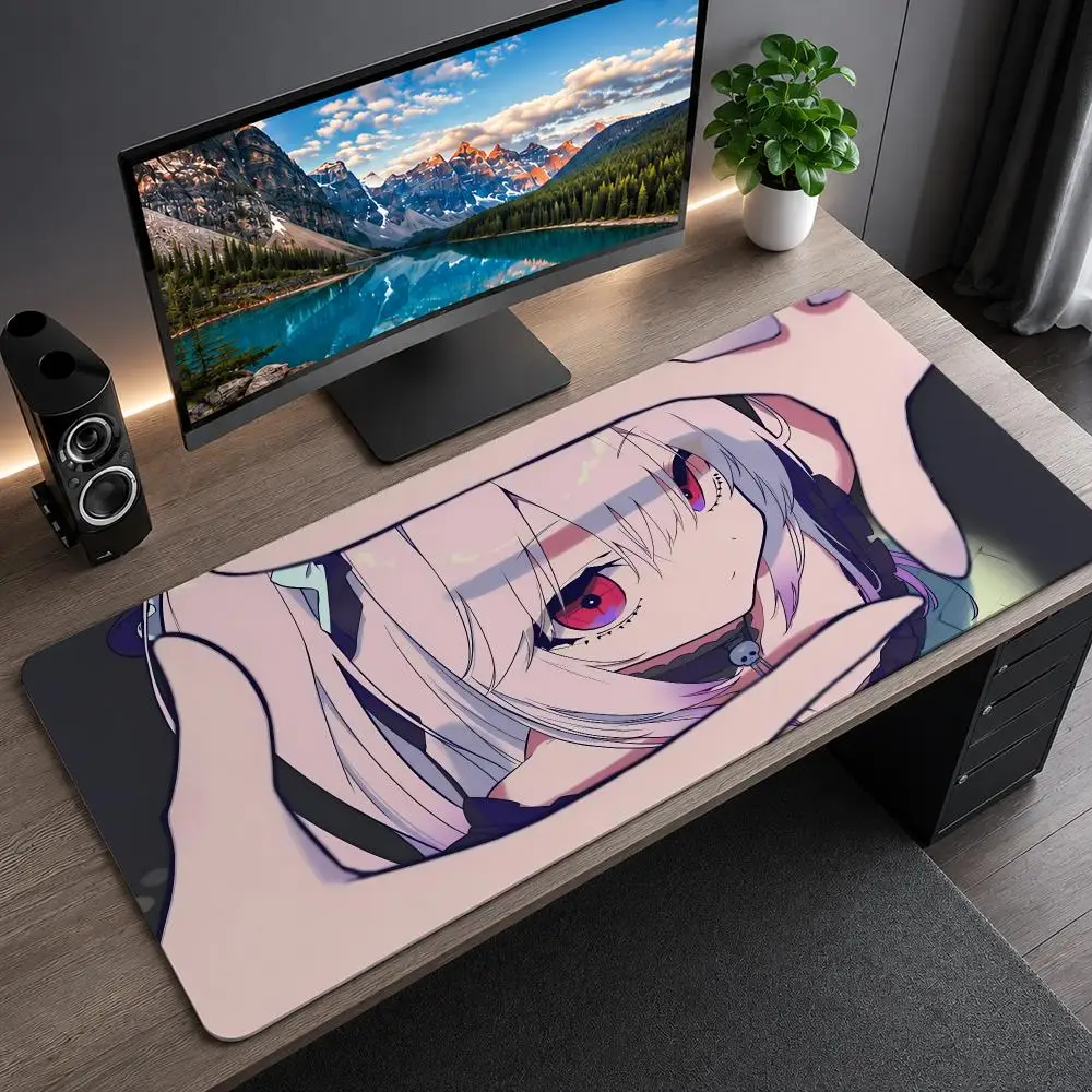 Lycoris Recoil Mouse Pad Mousepad Large Gaming Mouse Pad LockEdge Thickened Computer Keyboard Table Desk Mat