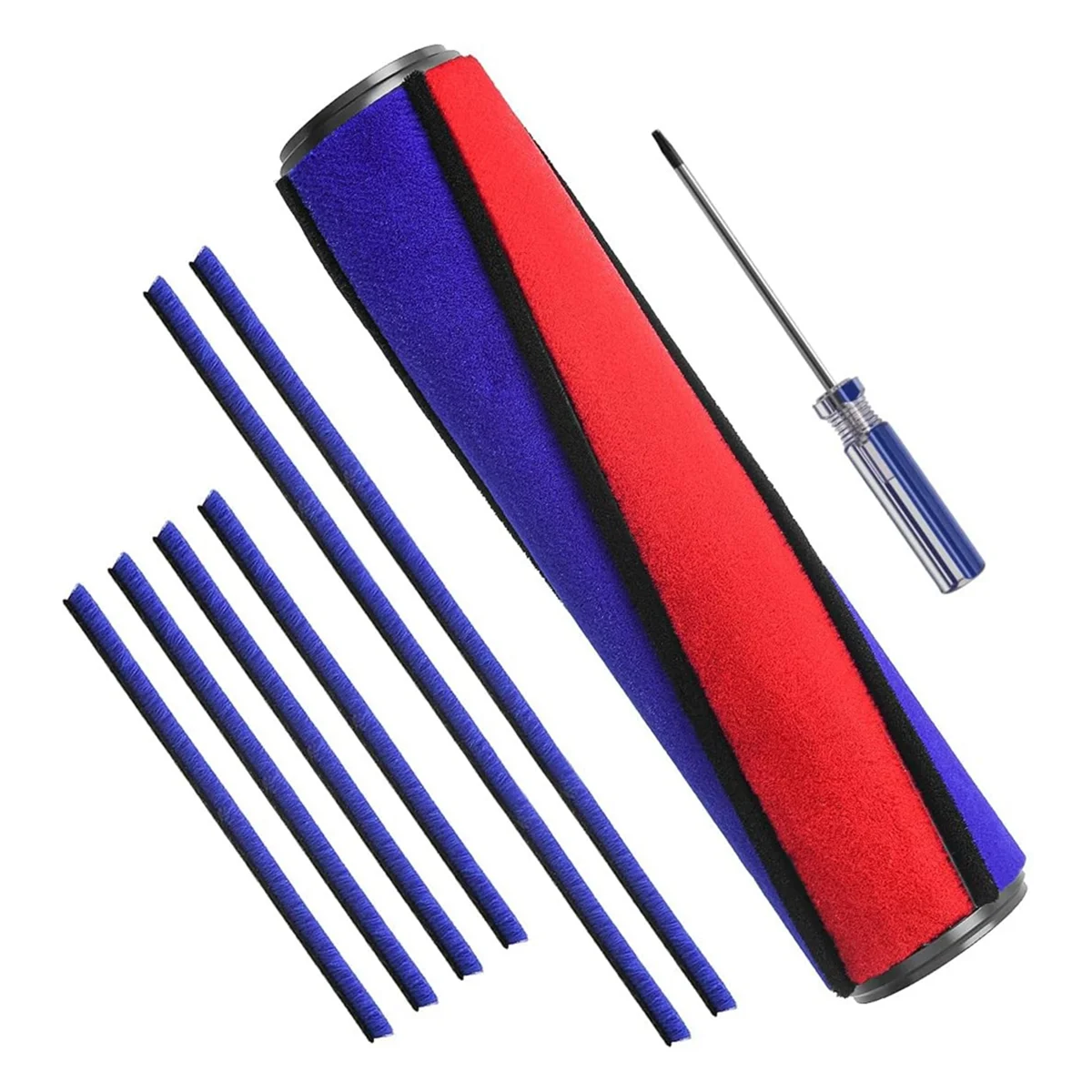 Rodillo de cepillo de repuesto para V6 V7 V8 V10 V11, cabezal de rodillo suave para boquilla de suelo de rodillos blandos 966488-01-A63E