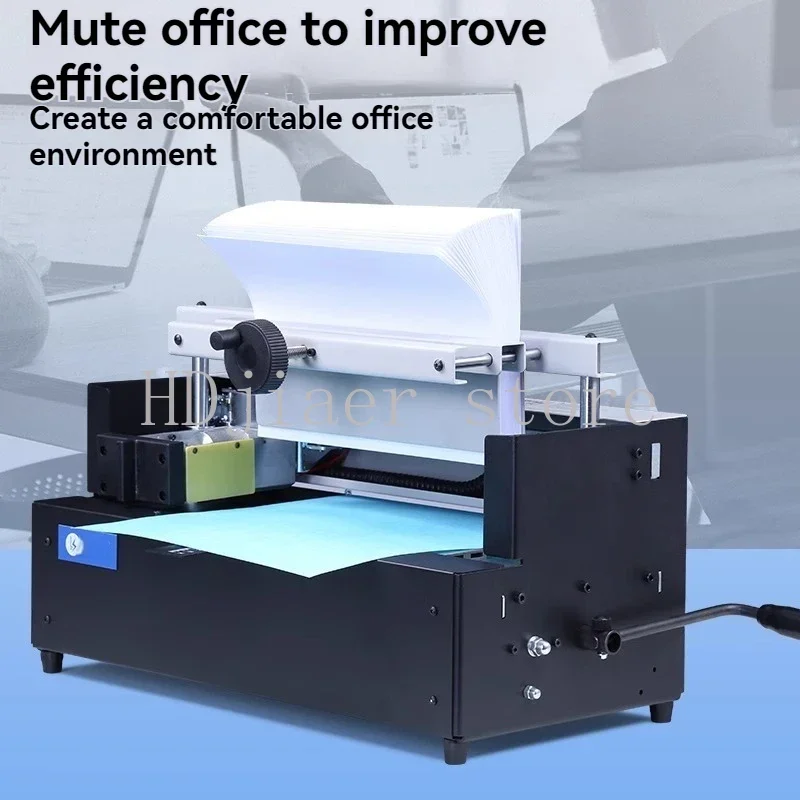 

WD-40B Desktop Hot Melt Binding Machine - Wireless Adhesive Binding for Bid Contract Files