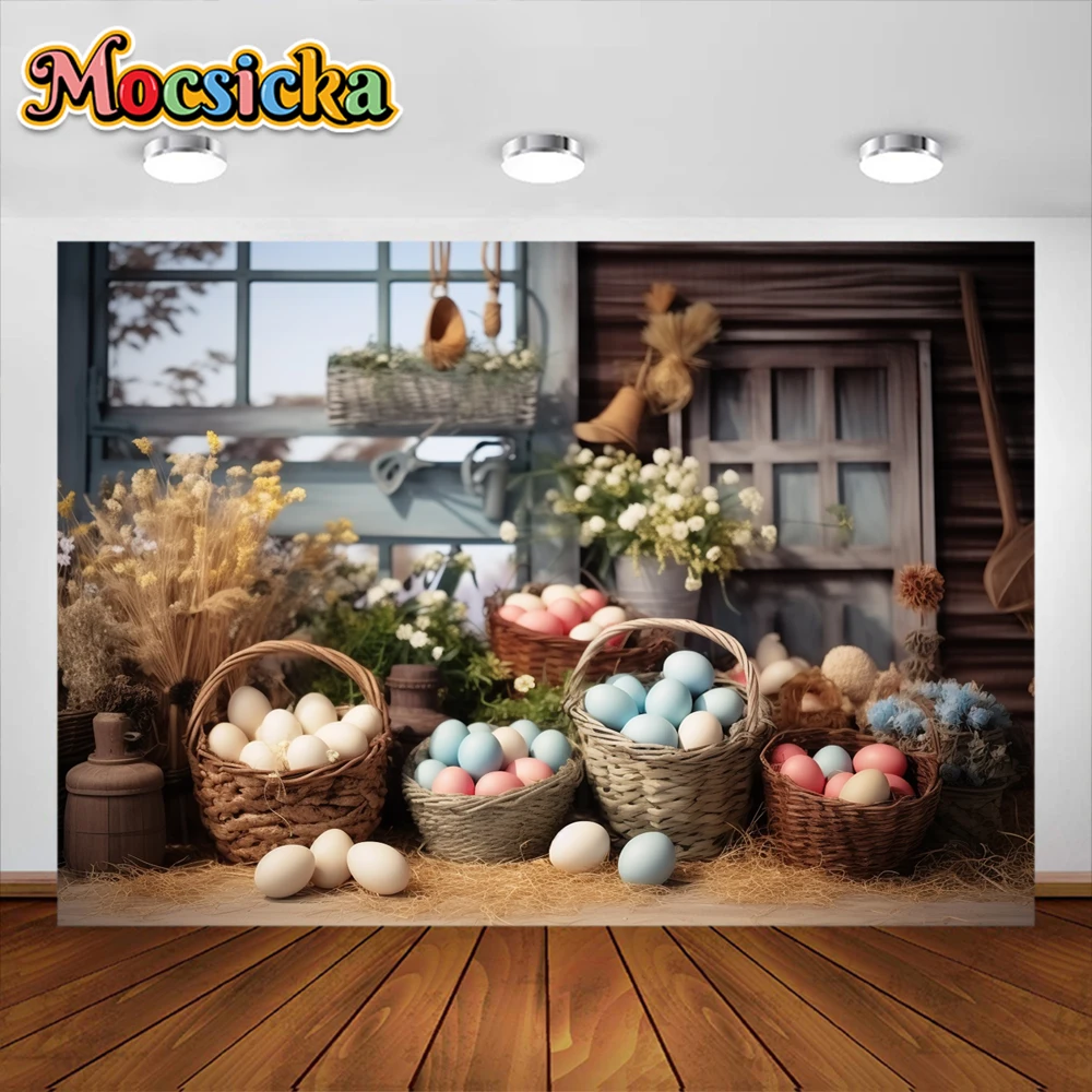 Spring Easter Photography Background Flower Garden Child Birthday Party Cake Smash Wedding Portrait Decor Photo Backdrop Studio