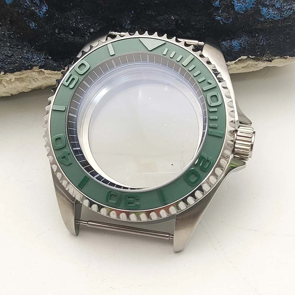 42 mm case fittings, matching bezel, sapphire double-thicknessed glass, NH35 case for NH36 movement image 5