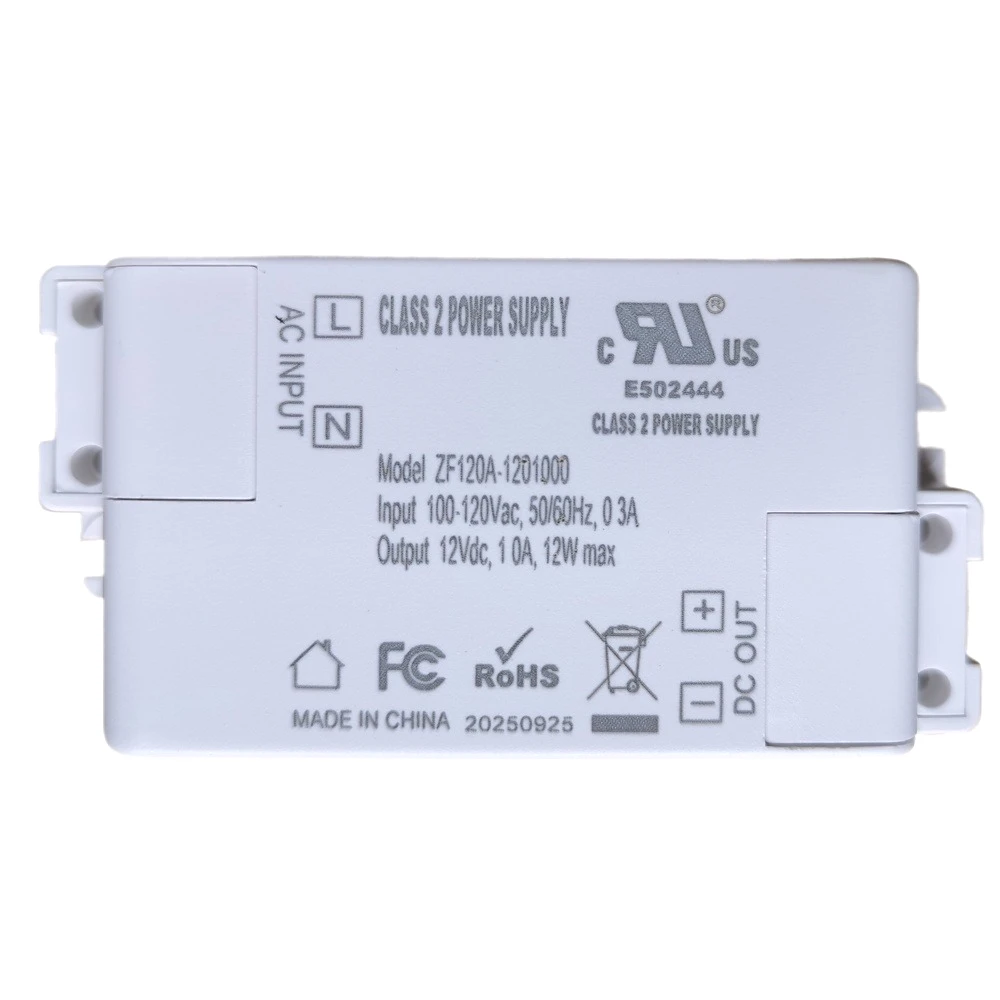 

12 Вт КЛАСС 2 Постоянное напряжение UL12V1A Светодиодный драйвер Источник питания Световая лента с панелью Импульсный источник питания