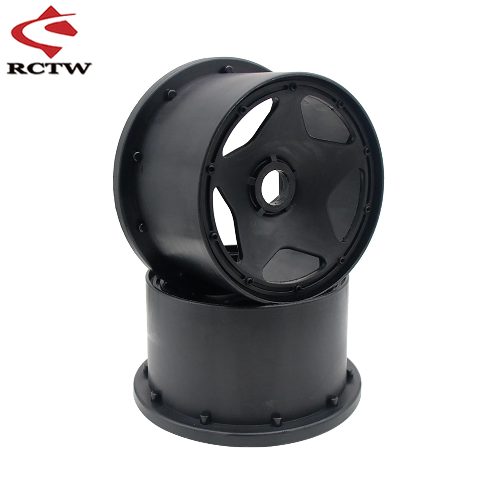 Wysokiej jakości matowe pięciogwiazdkowe piasty kół przednie lub tylne do 1/5 Hpi Rofun Baha Kingmotor Rovan Baja 5B SS Truck Rc Car Części zamienne