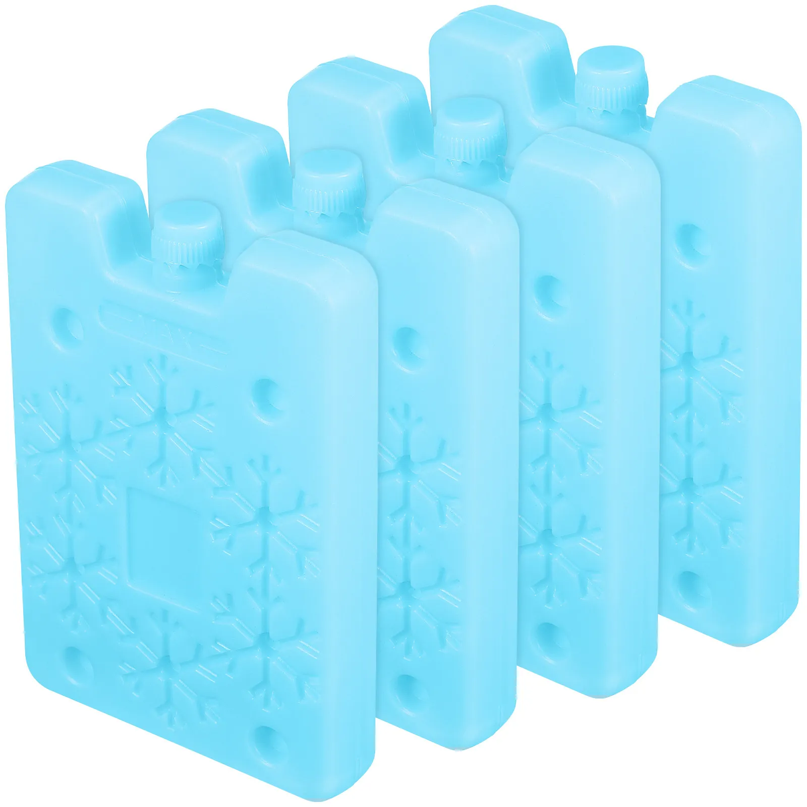 4Pcs Ice Packs for Lunch Box Freezer Packs Reusable Cooler Ice Blocks Strong Thick Pe Material Easy Use Freezer Pack view 2