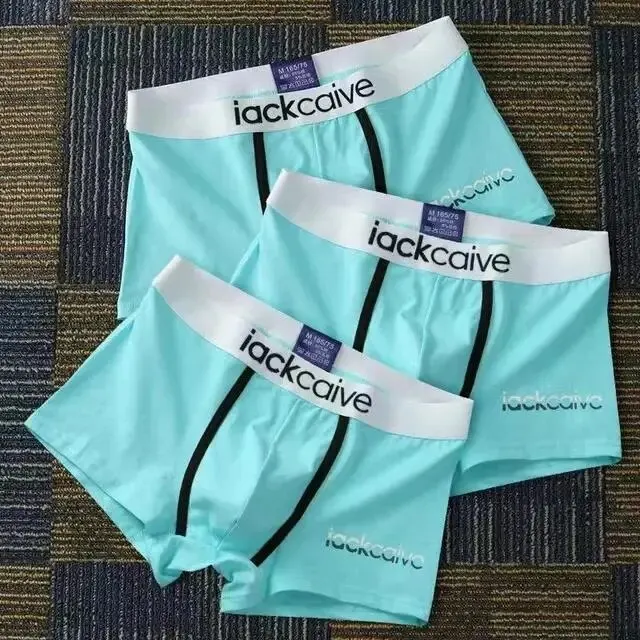3 Stuks Mannelijke Slipje Katoen Heren Ondergoed Boxers Ademende Man Boxer Gedrukt Onderbroek Comfortabele Shorts Mannen Ondergoed M-3XL