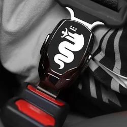 Extensor de Clip para cinturón de seguridad de coche, accesorios de emblema personalizados para For Alfa Romeo Stelvio MiTo Giu