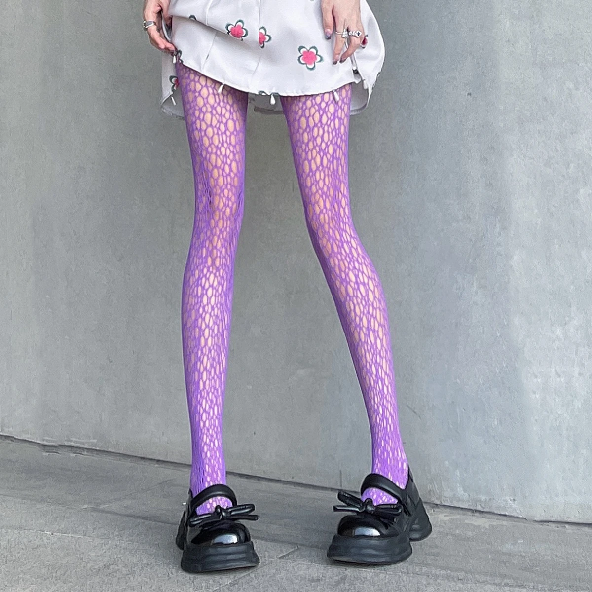 High Waist Fish Net Lady's  Wetlook Net Socks Dance Love High Waist Hottie Size Plus Cosplay Nude Pantyhose Sheer High Quality