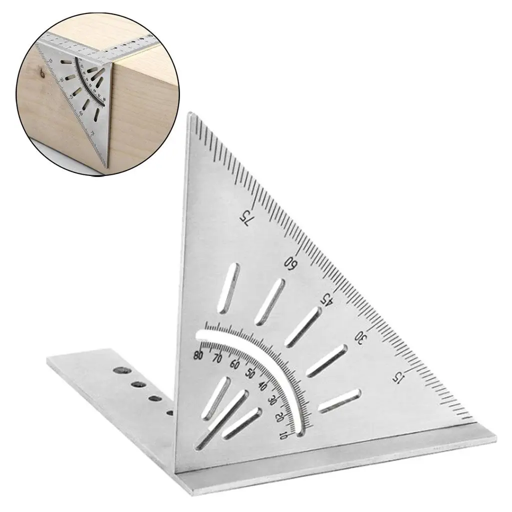 木工定規 3D マイター角度測定器 角度測定ツール サイズ測定ツール