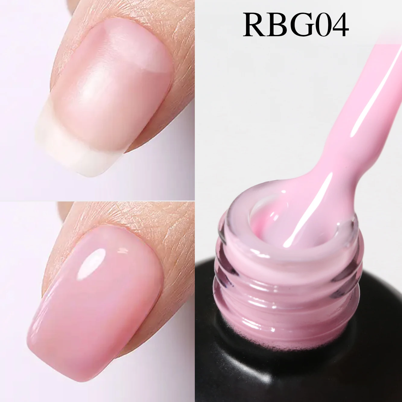

Mocmaki Milky Pink Rubber Base Gel Camouflage Color Coat Soak Off Nails Gels Varnish Lacquer 15ml UV LED Gel Polish TPO Free Gel