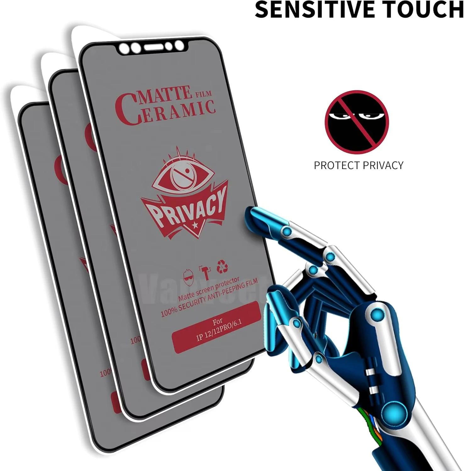 1-5 Stück Matte Keramik-Membran für Xiaomi Redmi Note 15 Pro 14 12 13 10 11 Redmi 13C 9 Pro 15 14C Displayschutzfolie Anti-Spy – Detail 3