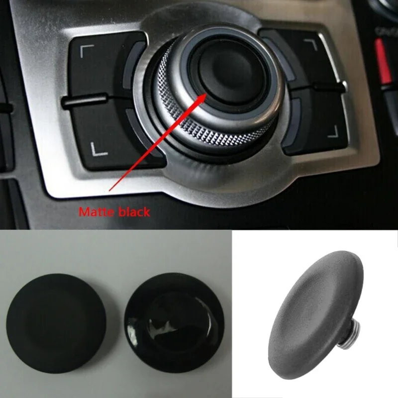 1PCS Knob Joystick Button Cap Cover Repair For A4L A5 Q5 A6L Q7 A8 MMI