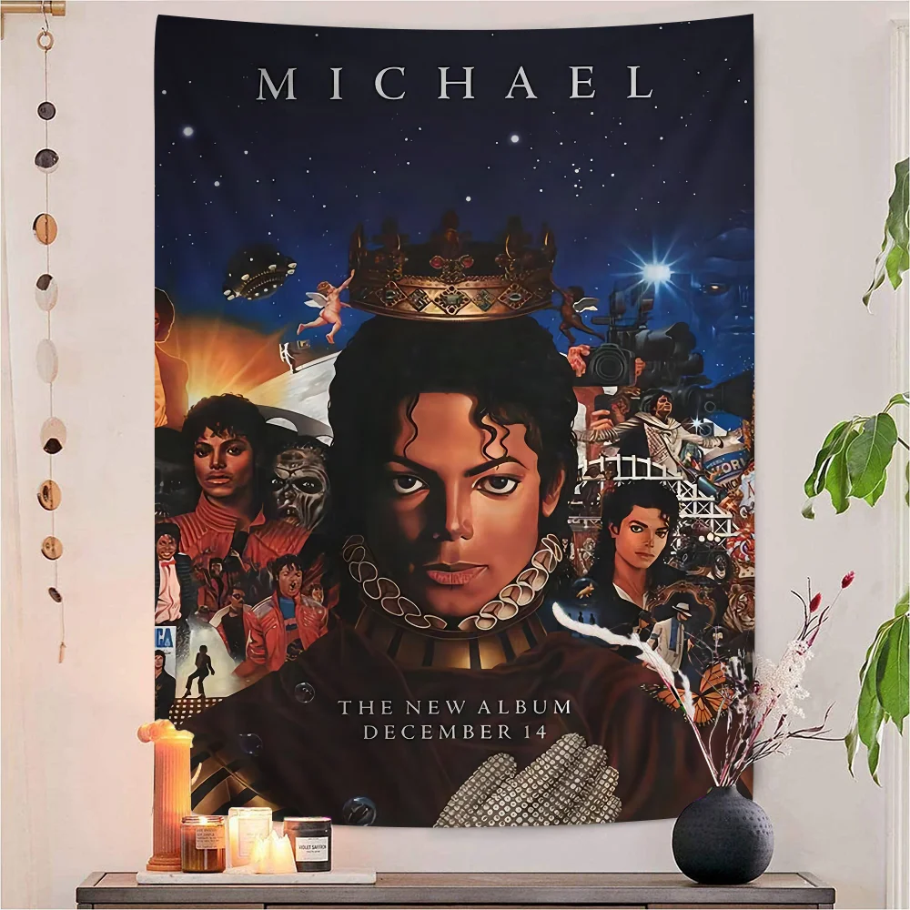 Michael Jackson Anime Tapestry Indian Buddha Wall Decoration Witchcraft Bohemian Hippie Wall Hanging Sheets