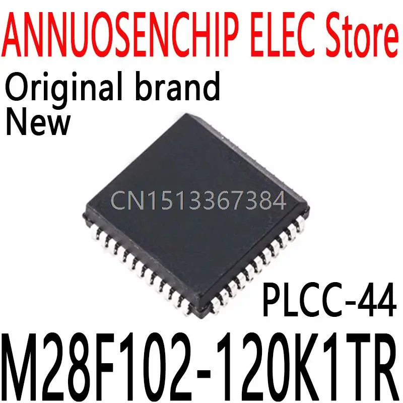 10PCS New and Original M28F102-120K1 M28F102 PLCC-44 M28F102-120K1TR