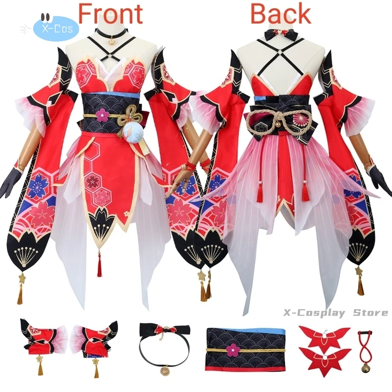 Honkai Star Rail Sparkle Cosplay Kostüm Full Set Maske Perücke Frauen Rollenspiel Outfit Halloween Karneval Kleid für Honkai Star Rail