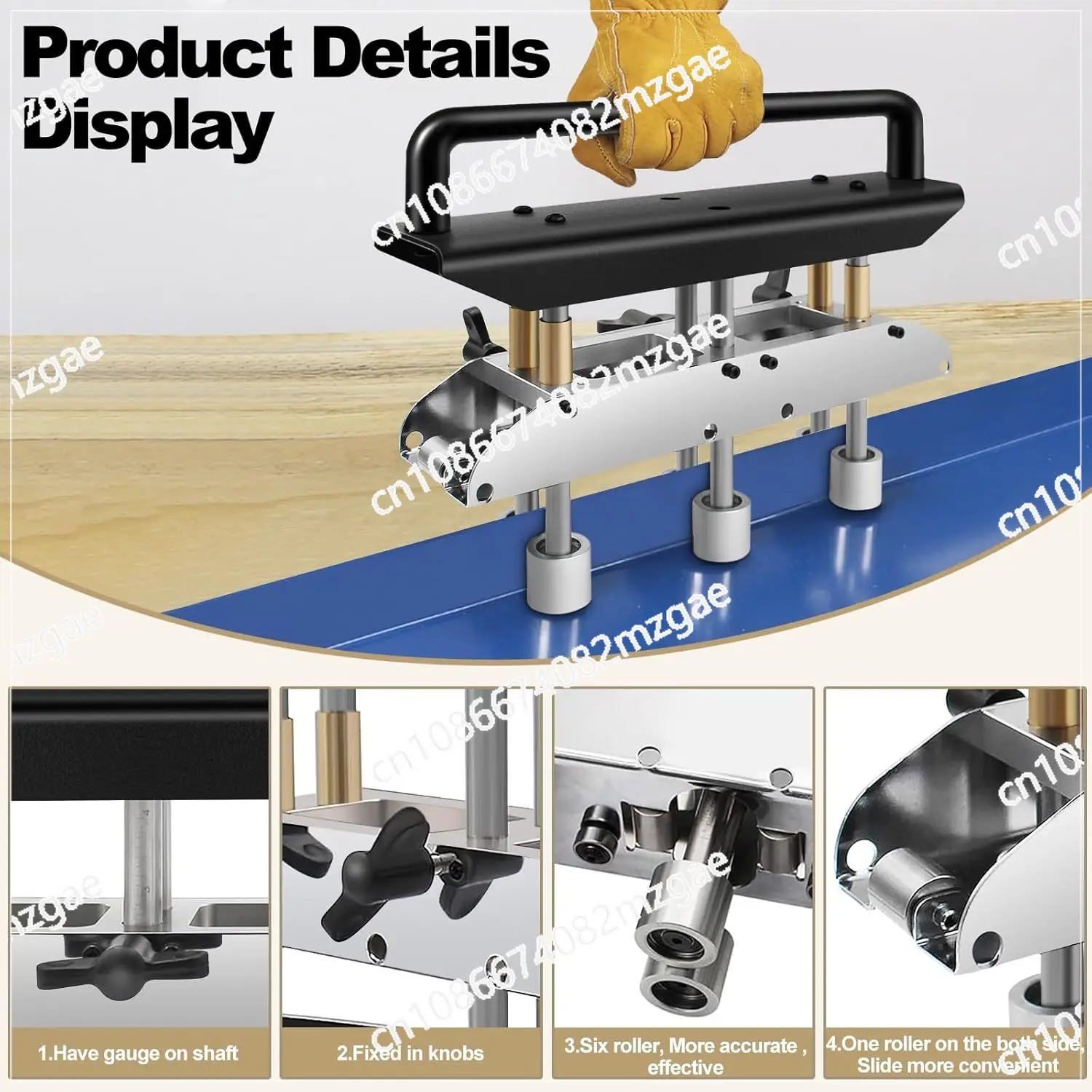 Steel Grades 29-22 Manual Bending Equipment 3-station Edge Rolling Machine 0-90 Degree Angle 16-102MM Sheet Metal Bending Tool