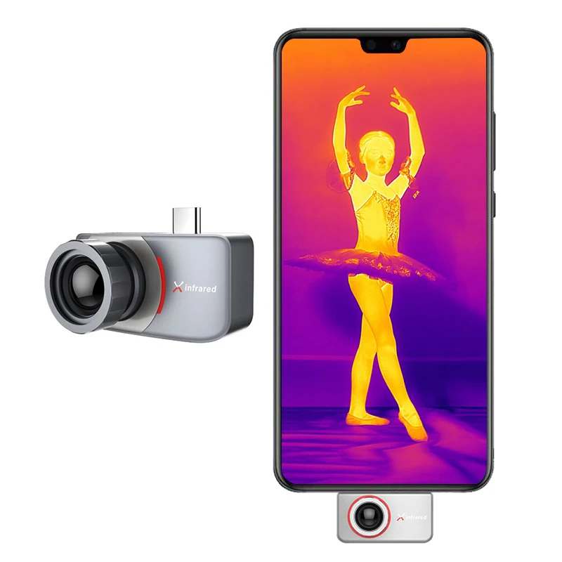 InfiRay T3pro Thermal Camera Industrial Thermal Imaging Camera of Smart phones Android Type C Imager Outdoor Night Vision Device