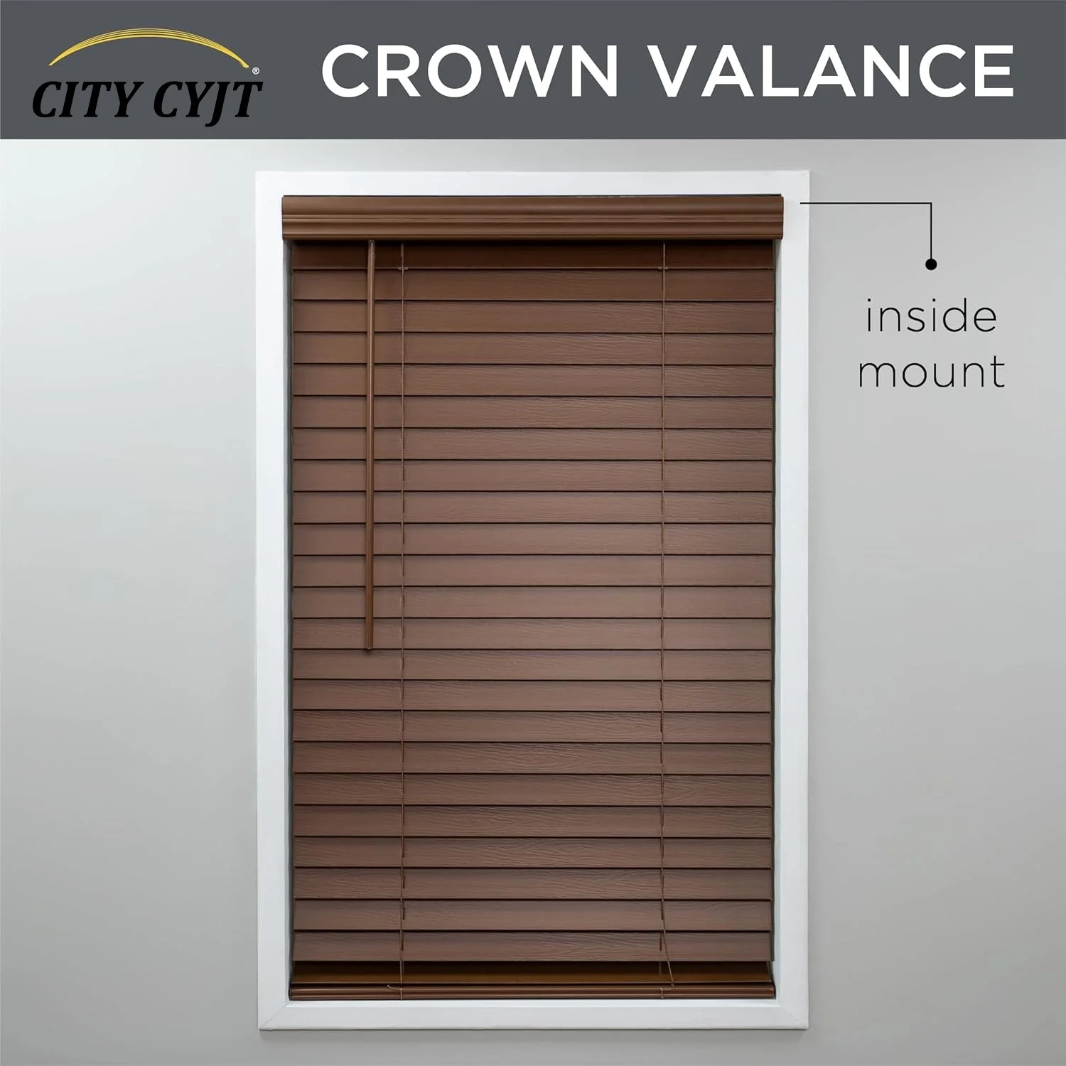 High Quality Manual Spring Adjustable Light Solid Wood American Style Standard Made Wooden Blinds  For The Living Room.