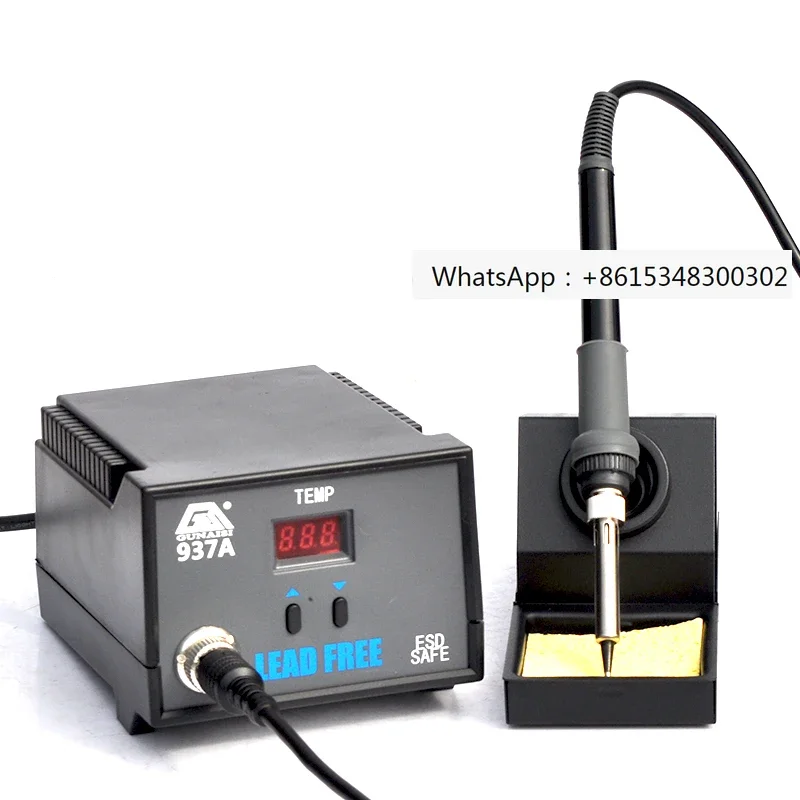 Digital display adjustable temperature and constant temperature electric soldering iron set 936 welding table 60W welding pen