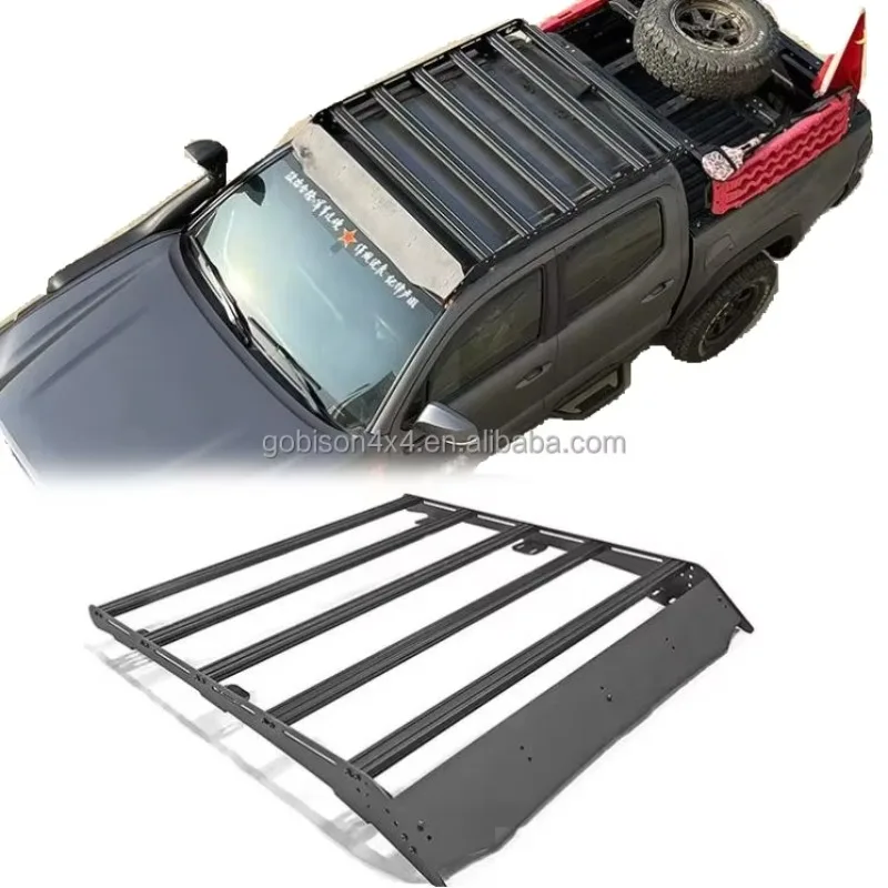 

Gobison High Quality Wholesale Prices Black Aluminum With Cross Bar Roof Rack for TACOMA 2005-2022 Roof Rack