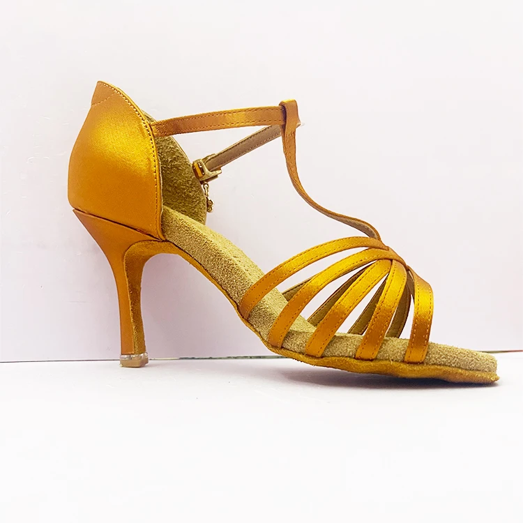 Evening Ballroom Dance Shoes for Womens Latina Dance Shoe Ladies Chacha Irish Dancing T Strap Salsa Dancesport Latin Shoes Brand - view 2