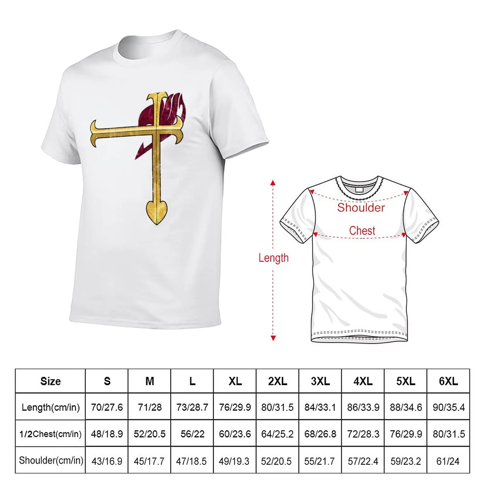 Heart Kreuz T-Shirt customs Aesthetic clothing tops Short sleeve tee t shirt men