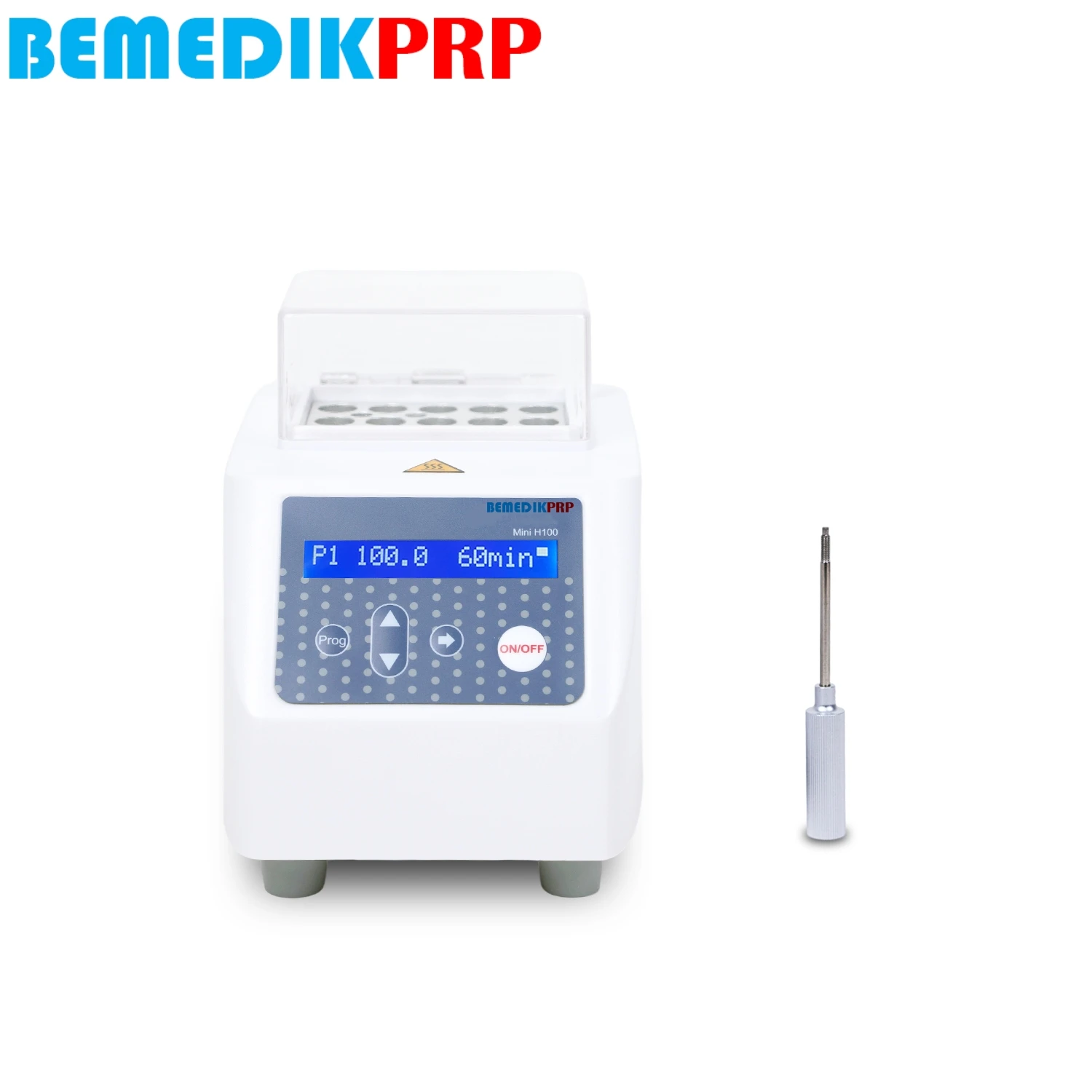 MiniH100 Portable Digital Heating Machine 9 Program Lab Constant Temperature Mini Block Heater Dry Bath Incubator