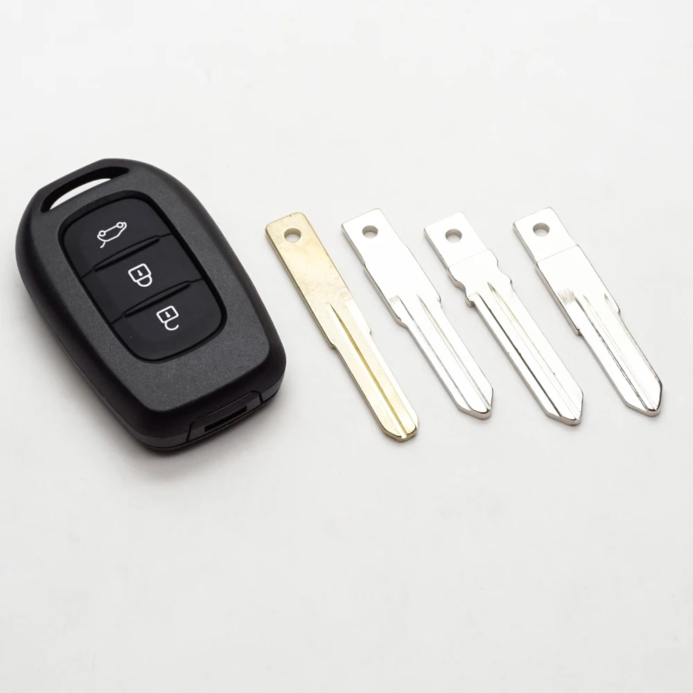 Cocolockey for Dacia Logan Lodgy Dokker 3Button Remote Key Shell for Renault MASTER CLIO TRAFIC 4 Sandero 3B Blank Housing Fob