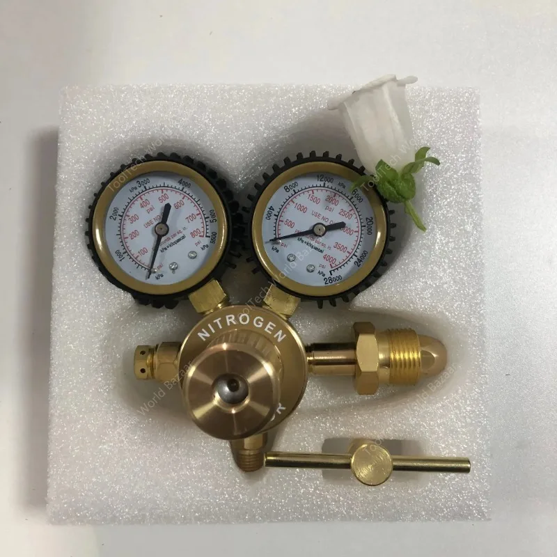 All Copper High-Pressure Nitrogen Pressure Reducer HX-D-0033 American Style High-Pressure Nitrogen Pressure Reducing Valve