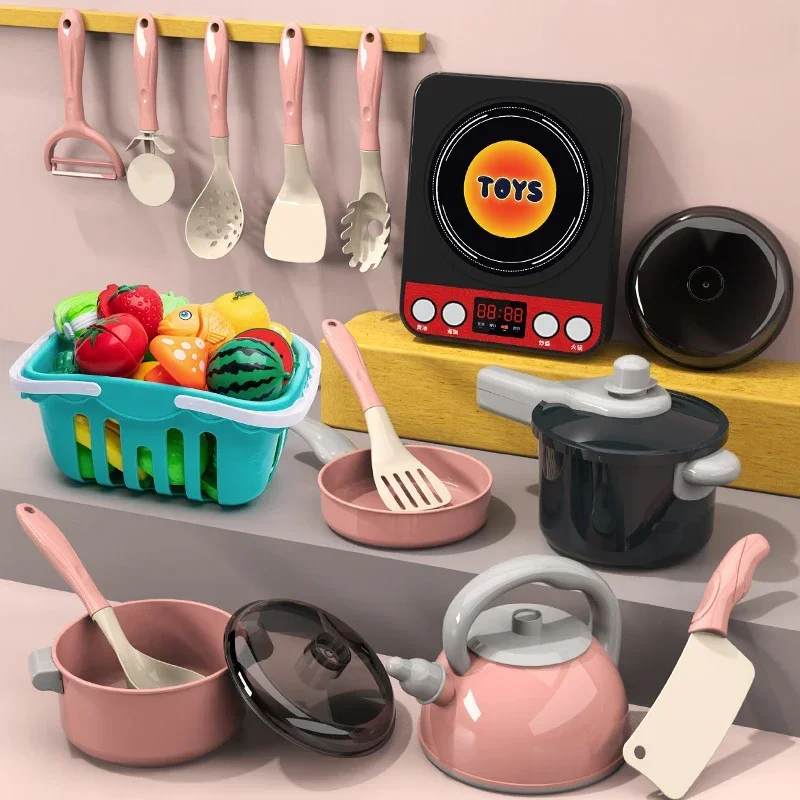 Rvkxad Ensemble de Cuisine de Jeu pour Enfants avec Accessoires de Cuisson, Casseroles et Poêles Réalistes, Nourriture de Jeu pour Enfants de 4 Ans et Plus, Ensemble de Cuisine Éducatif pour Garçons Rvkxad Ensemble de Cuisine de Jeu pour Enfants avec Accessoires de Cuisson, Casseroles et Poêles Réalistes, Nourriture de Jeu pour Enfants de 4 Ans et Plus, Ensemble de Cuisine Éducatif pour Garçons