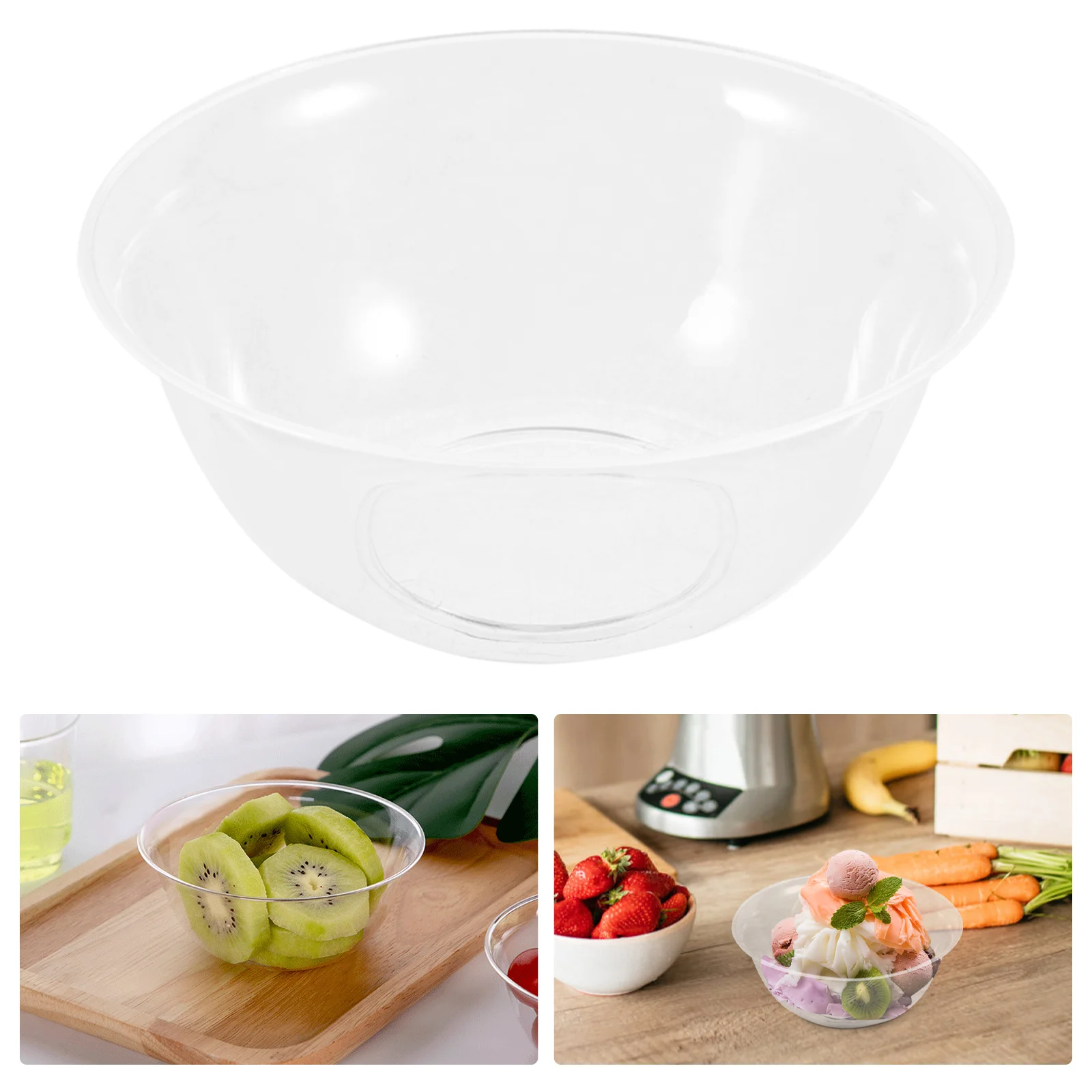 50 Pcs Portable Salad Bowls Camping Snack Container Storage Multi-function Plastic Eating