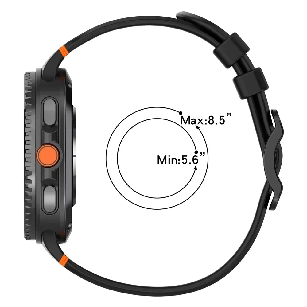 تصميم حزام لساعة سامسونج جالاكسي 8 40 مللي متر/44 مللي متر حزام الساعات قابل للتعديل سيليكون جديد معصمه ساعة جالاكسي 8 الملحقات الكلاسيكية