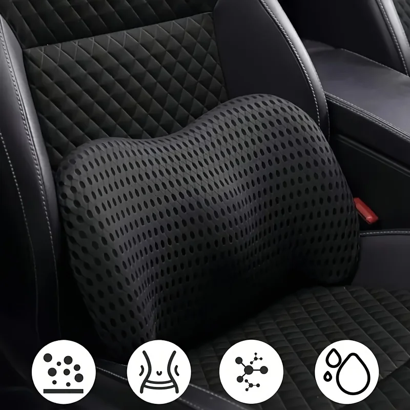 

Ergonomic 3D Lumbar Support for Car, Memory Foam Back Cushion Cover for Driver Seat Comfort , Lumbar Rest for Automotive Use