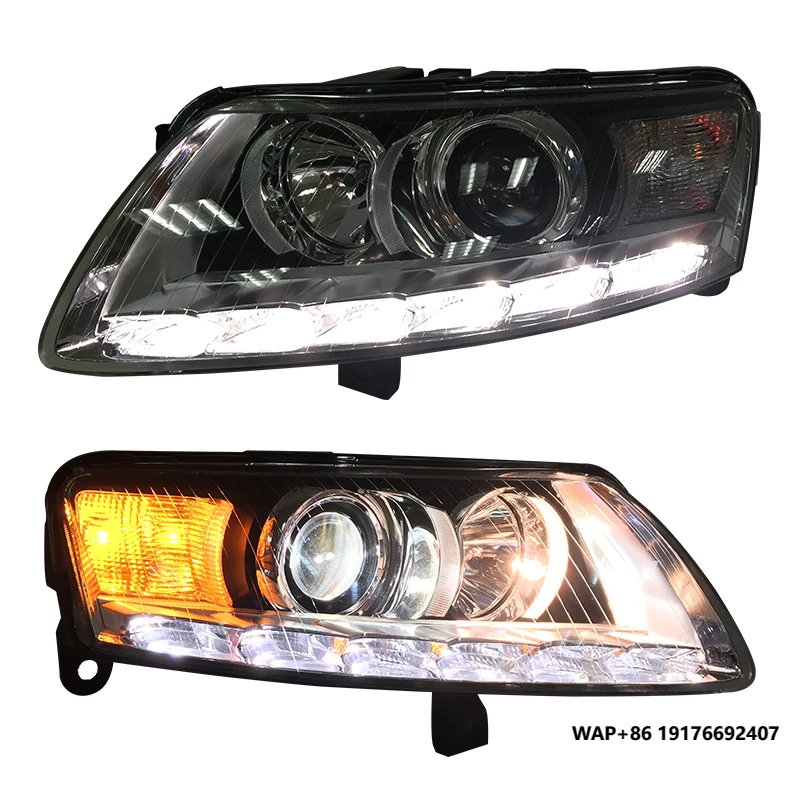 

YU GUANG LED Headlights for ’Audi A6 C6 2005-2008 Durable Matrix Headlamps Daytime Running Lights (DRL) 6000k Color Temperature