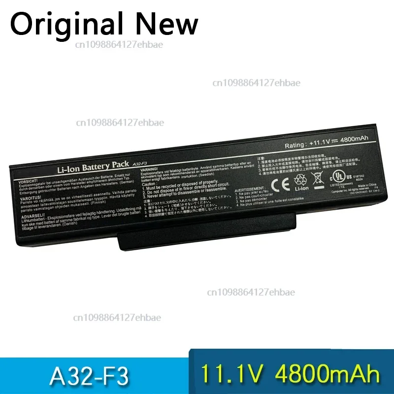 

NEW Original A32-F3 A33-F3 Laptop Battery For ASUS F2 F3 F3E F3H F3J F3Q F3JA F3JM F3JC F3SR F3SE F3C F3KE F3JP F3JF M51V M5S