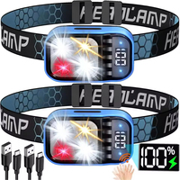 Led Front Lamp Long Lasting Rechargeable Lamps High Power Led Flashlights Nextorch Flashlight on the Forehead Flashlight Helmet