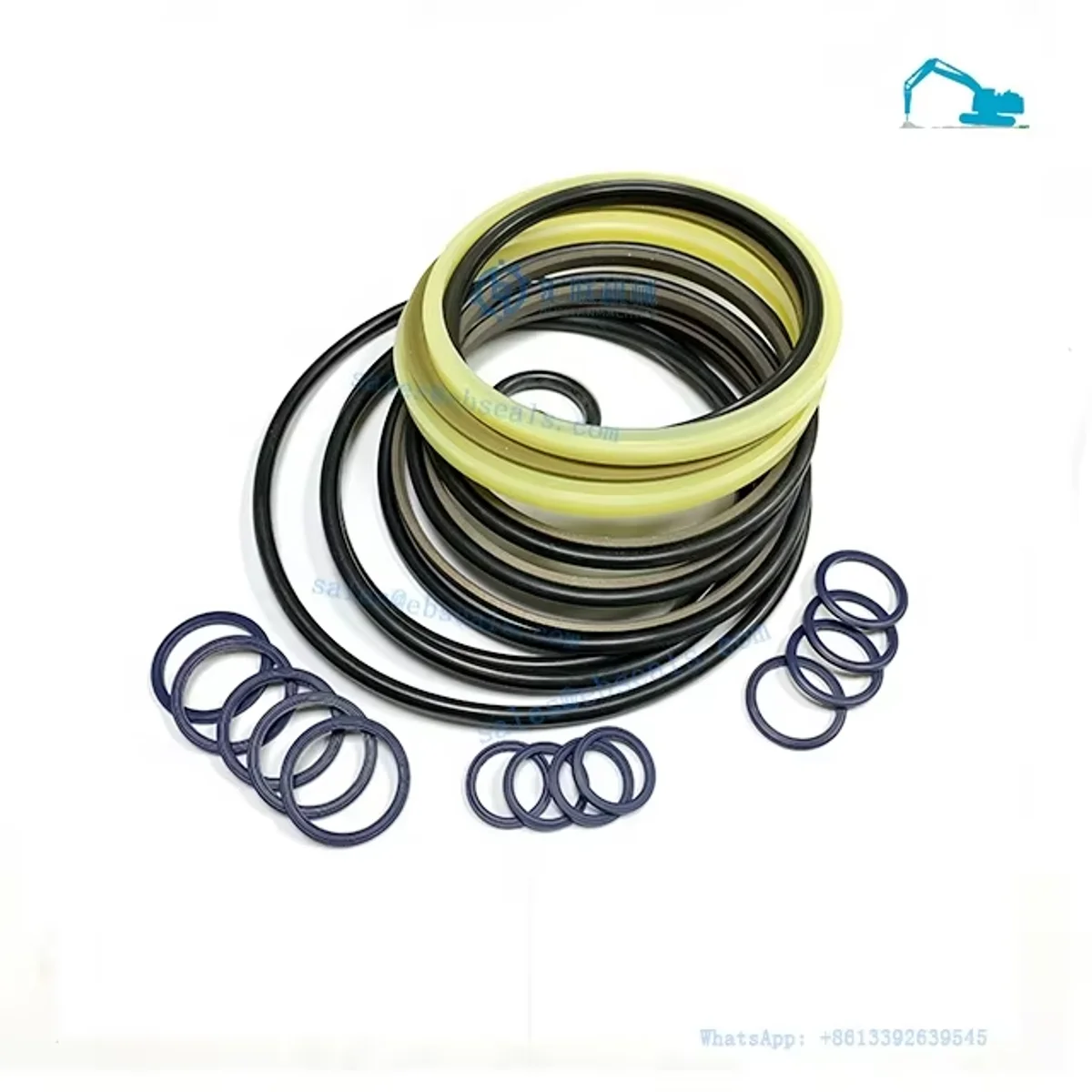 Juego de sellos para martillo hidráulico Atlas-Krup HM550 HM600 HM720 HM800 HM960, kit de sellos para martillo rompedor Atlas