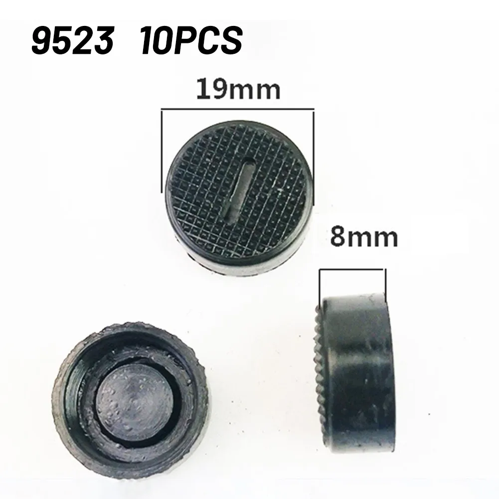 10pcs Carbon Brush Holder Cap Cover For Electric Hammer Electric Drill Angle Grinder Plastic Electric Brush Cover