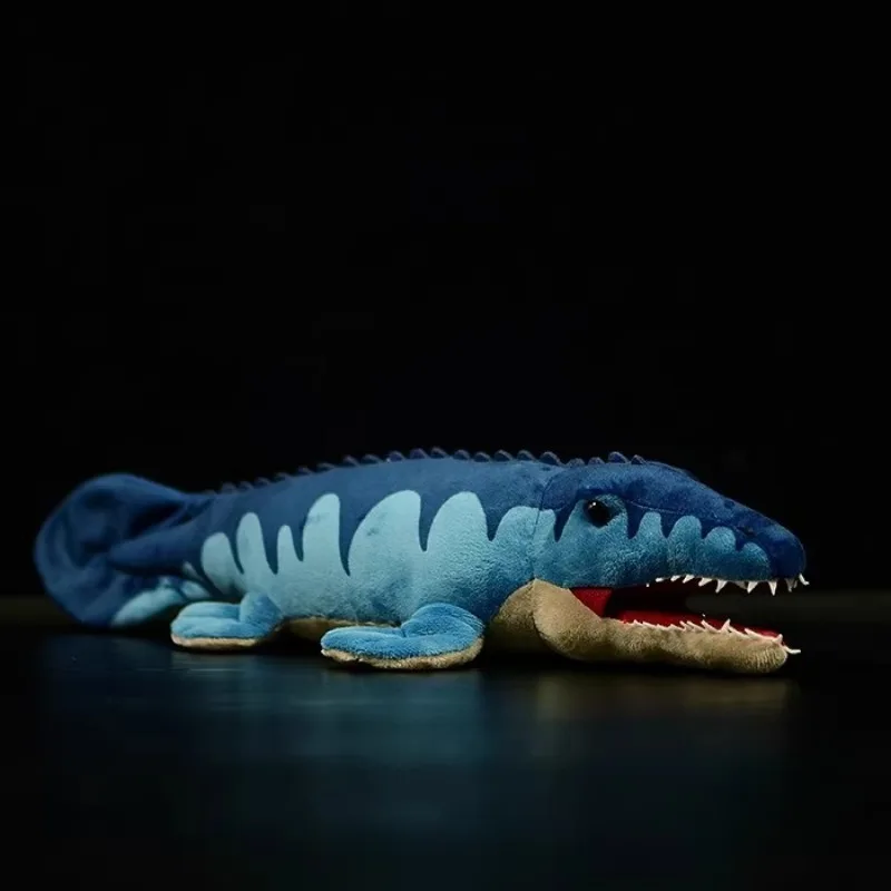 Adorable Mosasaurus Plush - Cute & Realistic Sea Dinosaur Stuffed Animal, Unique Prehistoric Creature Gift for Kids & Fans