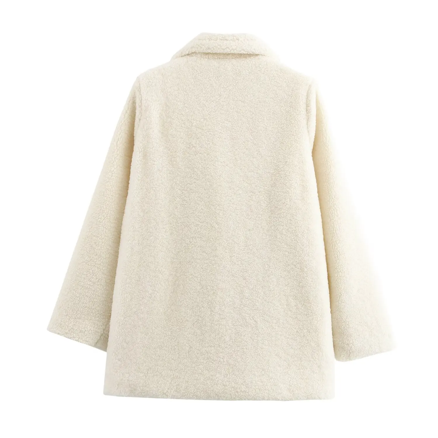 ملابس نسائية جديدة لعام 2025 على الطراز الأوروبي والأمريكي للتنقل سترة معطف بسيطة متعددة الاستخدامات بأكمام طويلة #2