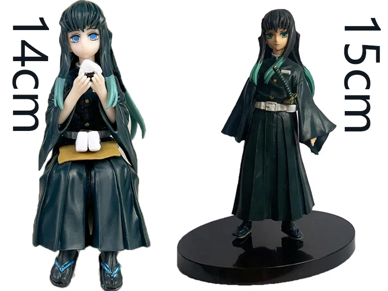 Hot 2 pz Anime Demone Slayer Kimetsu no Yaiba Figura Kamado Tanjirou Action Figure Agatsuma Zenitsu Nezuko Guerriero PVC Modello Giocattoli