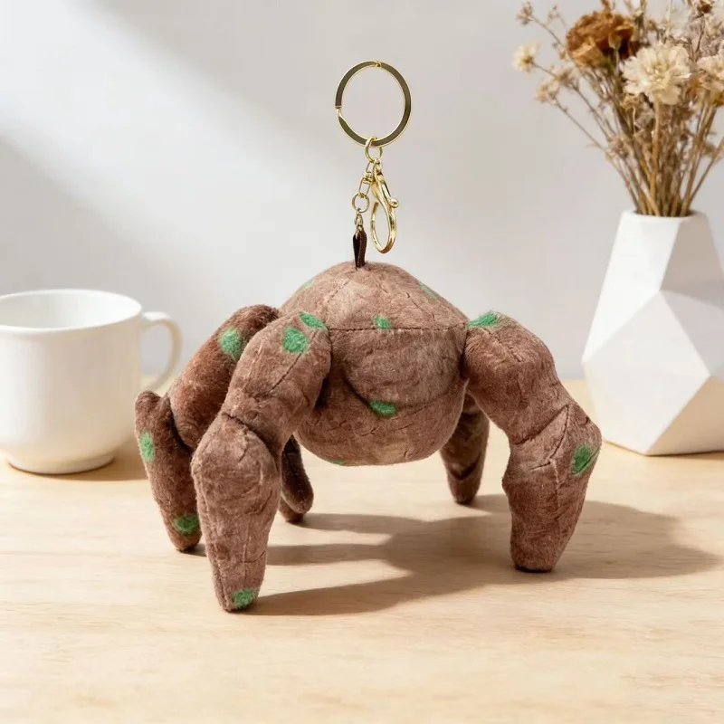 Project Hail Mary Rocky Plush Keychain Alien Spider Soft Stuffed Doll Bag Charm Pendant Gift for Sci-Fi Fans Collectible Novelty
