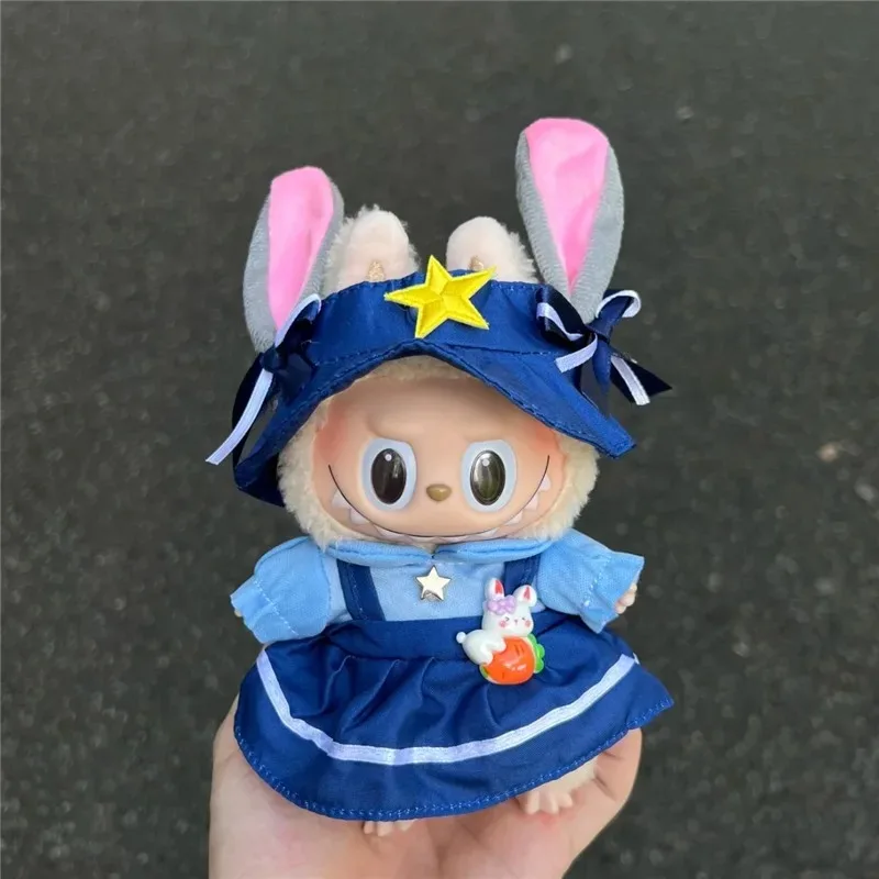 15 17 centimetri Per Labubu Bambola Disney Pippo Tigro Winnie Mickey Minnie Mouse Vestito Vestiti Peluche Punto Cosplay Accessori di Abbigliamento
