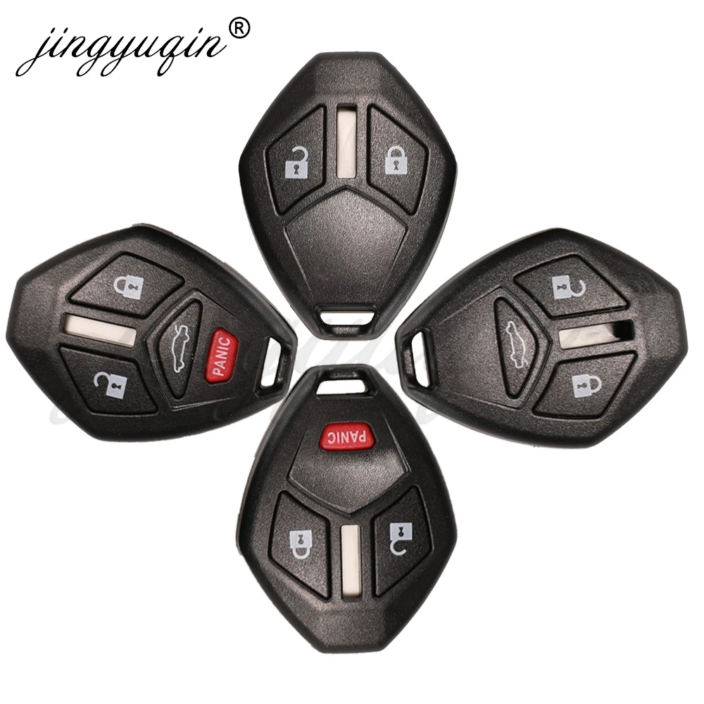 Jingyuqin-carcasa para llave remota sin hoja, Fob para Mitsubishi Lancer Outlander Eclipse Endeavor Galant, 2/3/4 botones, estilo de llave de coche