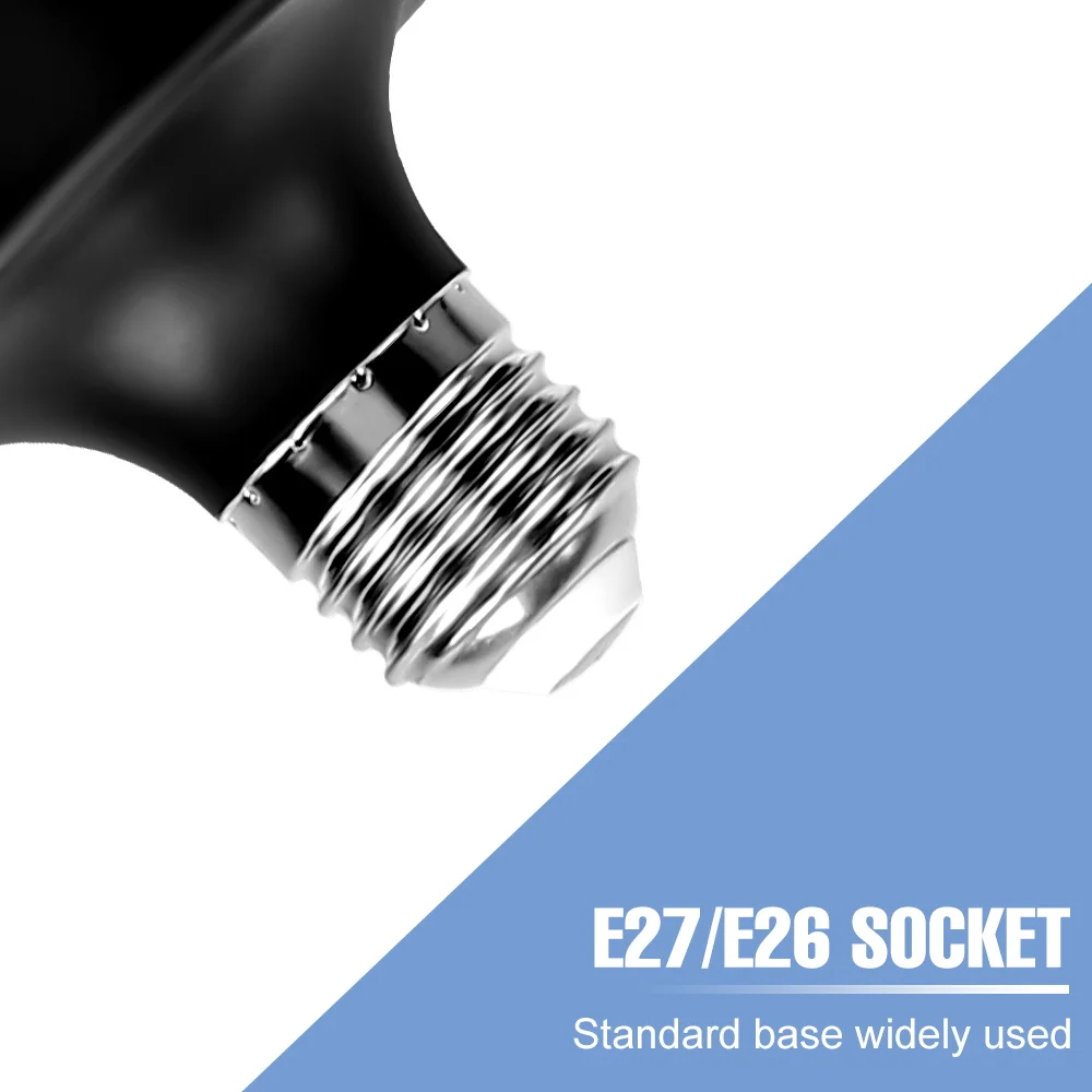 240 واط LED لمبة E27/E26 مصباح مصباح المرآب التيار المتناوب 220 فولت للطي تشوه عالية خليج مصباح 110 فولت الأضواء مستودع المنزل ملعب الطابق السفلي #3