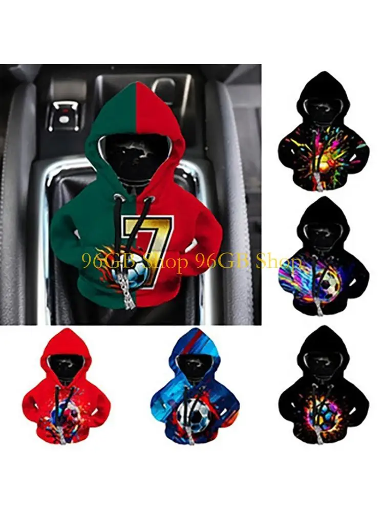 96GB Gearshift Cover Hoodie Gear Levers Sweatshirt Speed Levers Gear Knob Cover